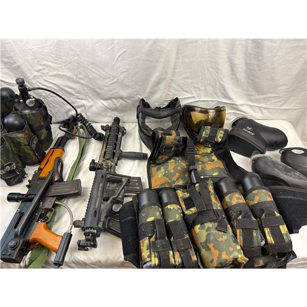 Paintball Equipment Lot