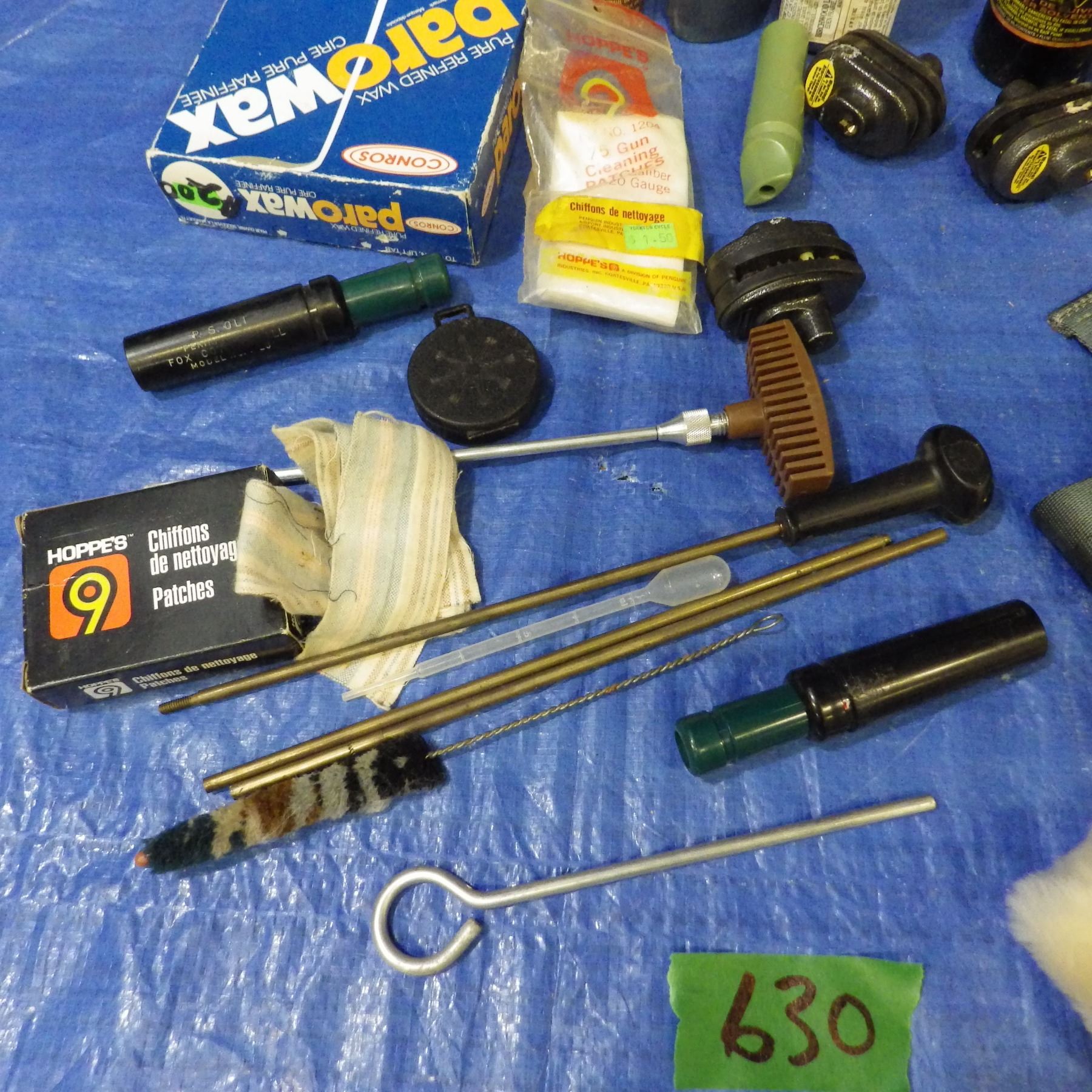 Assorted gun paraphernalia