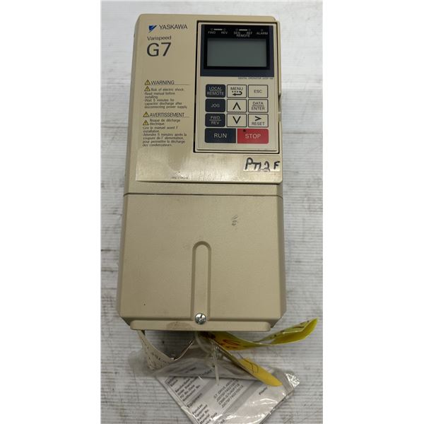 Yaskawa #CIMR-G7U40P7 Inverter (Repaired)