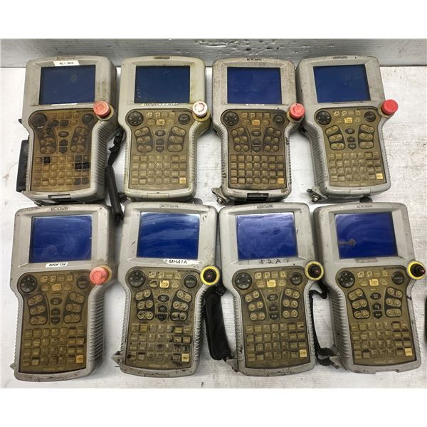 Lot of (8) Yaskawa #JZNC-XPP02B Teach Pendants