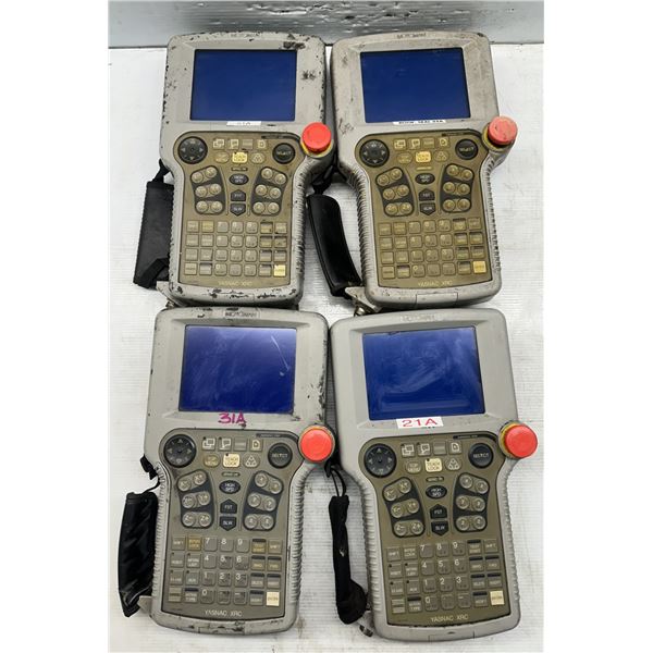 Lot of (4) Yaskawa #JZNC-XPP02B Teach Pendants