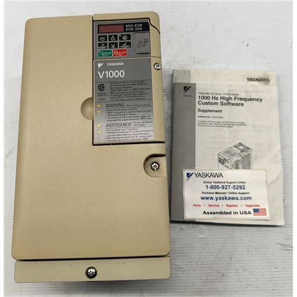 Yaskawa #CIMR-VU2A0030FAA / V1000 AC Drive