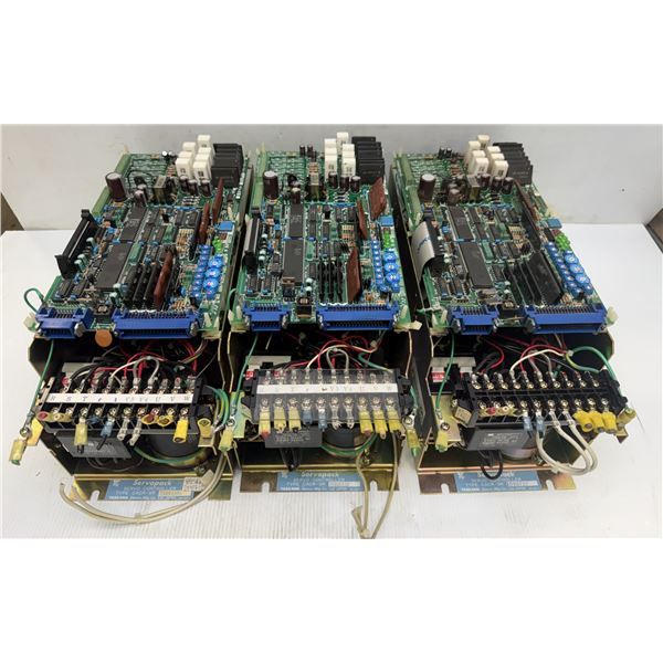 (3) Yaskawa #CACR-SR10BB1BF Servo Controllers