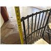 Image 20 : Oval Dining Table w/ Glass Top (78" x 48") & 8 Metal Chairs 15" x 38"H