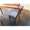 Image 24 : Wooden Desk w/ 2 Drawers & Wooden Chair w/ Upholstered Seat