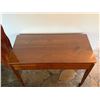 Image 2 : Wooden Desk w/ 2 Drawers & Wooden Chair w/ Upholstered Seat