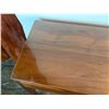 Image 3 : Wooden Desk w/ 2 Drawers & Wooden Chair w/ Upholstered Seat