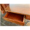 Image 6 : Wooden Desk w/ 2 Drawers & Wooden Chair w/ Upholstered Seat