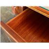 Image 7 : Wooden Desk w/ 2 Drawers & Wooden Chair w/ Upholstered Seat