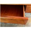 Image 8 : Wooden Desk w/ 2 Drawers & Wooden Chair w/ Upholstered Seat