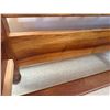 Image 28 : Wooden 4-Poster Colonial Bed w/ Carved Posts & Mattress 78" x 87"