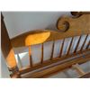Image 39 : Wooden 4-Poster Colonial Bed w/ Carved Posts & Mattress 78" x 87"