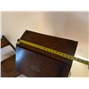 Image 13 : Wooden Secretary Desk w/ Drawers 21" x 17" x 37"H & Chair w/ Leather Seat
