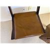 Image 18 : Wooden Secretary Desk w/ Drawers 21" x 17" x 37"H & Chair w/ Leather Seat