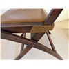 Image 20 : Wooden Secretary Desk w/ Drawers 21" x 17" x 37"H & Chair w/ Leather Seat