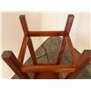 Image 11 : Qty 2 Wooden Stools w/ Footrests 12" x 12" x 23"H
