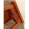 Image 13 : Qty 2 Wooden Stools w/ Footrests 12" x 12" x 23"H