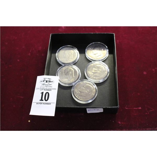 5-Ike Dollars - 5 X $