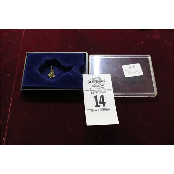 14K  YG  # 1  Mom Charm - .3G