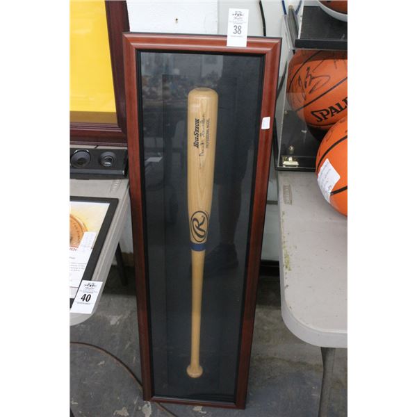 Duke Snyder Autographed Baseball Bat in Showcase