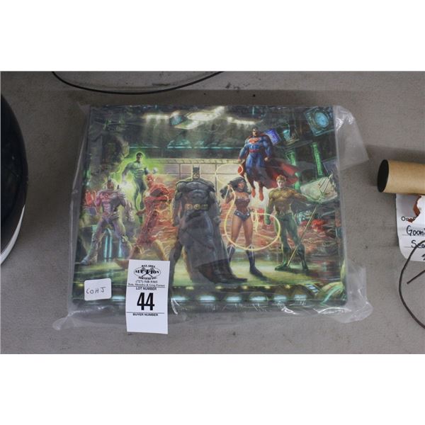 Oil On Canvas Super Heroes Rendering Thomas Kincaid w/COA