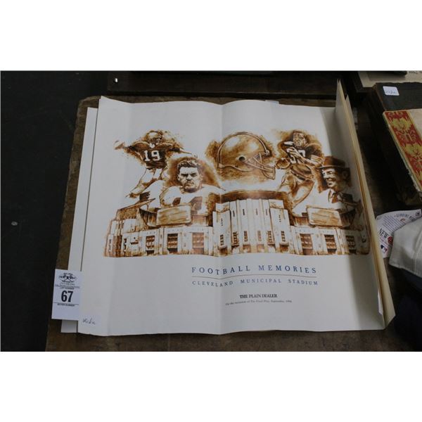 Football Memories Cleveland Posters - 4