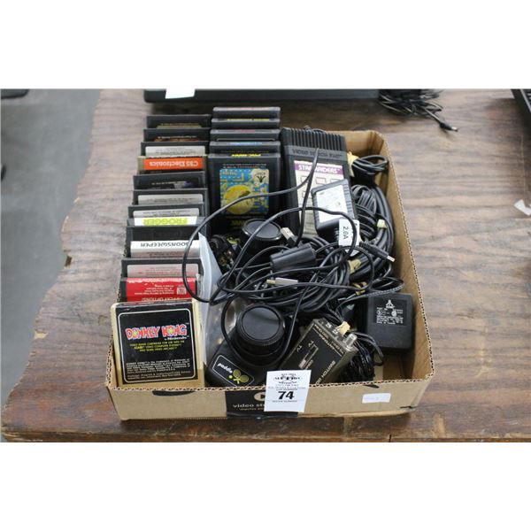 Vintage Atari Video Games, Adapters, Controller