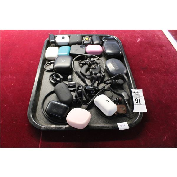 Asst. Wireless Earbuds 11 Complete, Others Incomplete