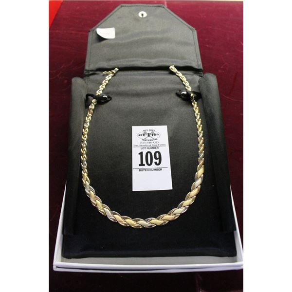 14K Two Tone Necklace - 25.9G