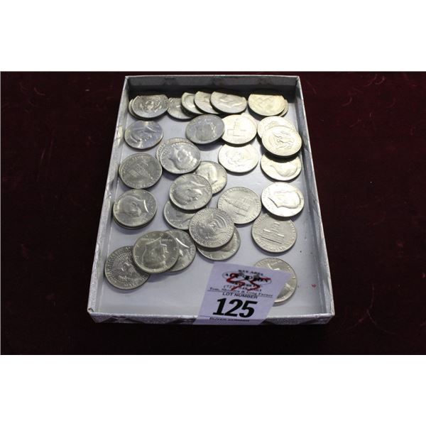 35-Bicentennial Kennedy Halfs - 35 X $