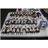 Image 1 : Yankees/Mets/Dodgers Souvenir Figurine Collector Sets w/Plaquer Standards Danbury