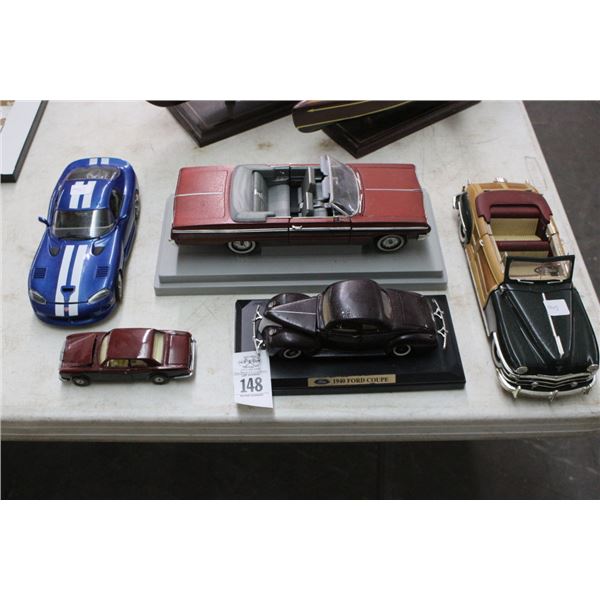 5-Die Cast Collector Cars - 5 X $