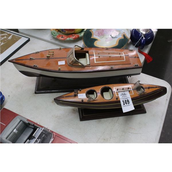 Mahogany Boat Models - 2