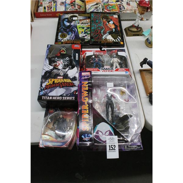 6-Spiderman Venom/Other Collector Figurines - 6 X $