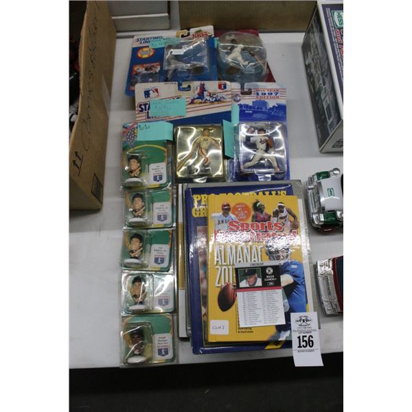 Asst. Baseball Figurines, Books
