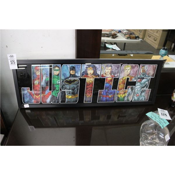 Justice League Super Heroes Framed Shadowbox