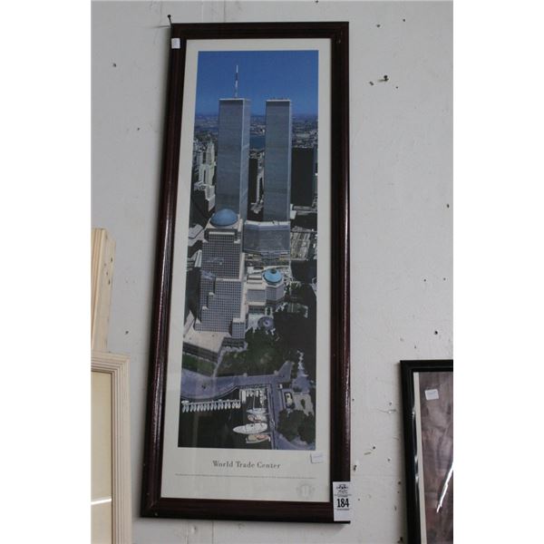Framed Photo World Trade Center Twin Towers