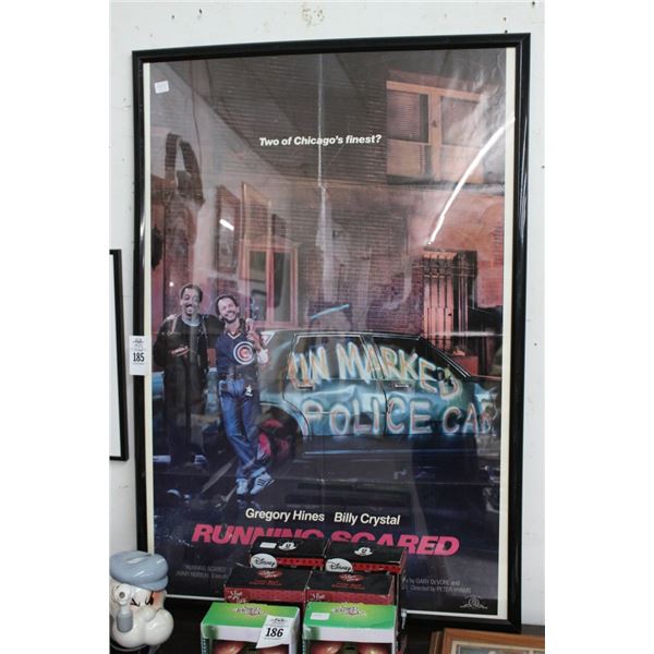 Framed Running Scared Movie Promotional Poster Gregory Himes/Billy Crystal