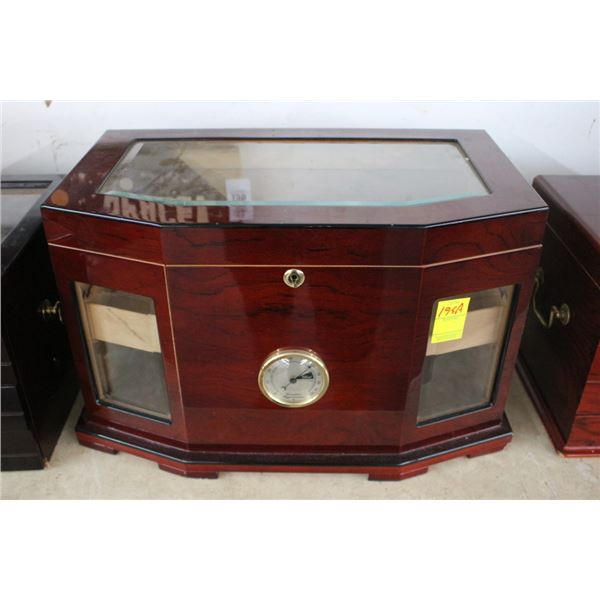 Cherry Burl Cigar Humidor