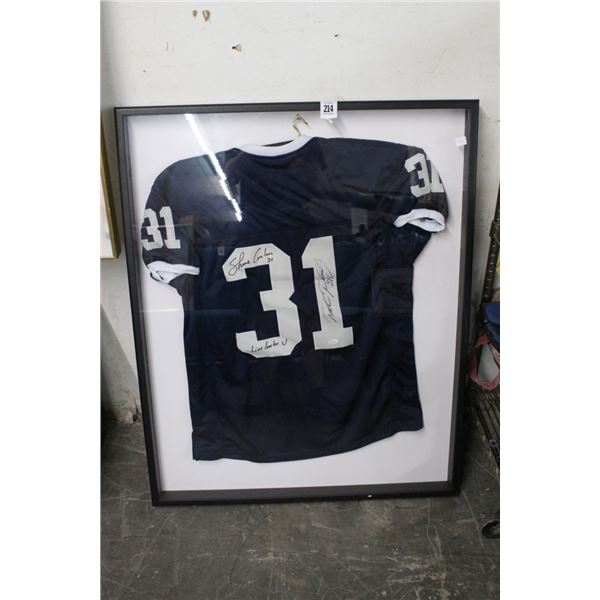Autographed Jersey Shane Conwin Linebacker  # 31