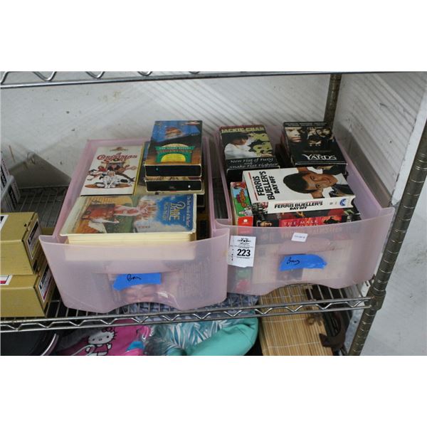 Asst. Vintage VHS Movies