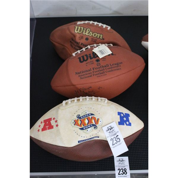 Super Bowl 35 Souvenir Football/Others 2 - One Autographed