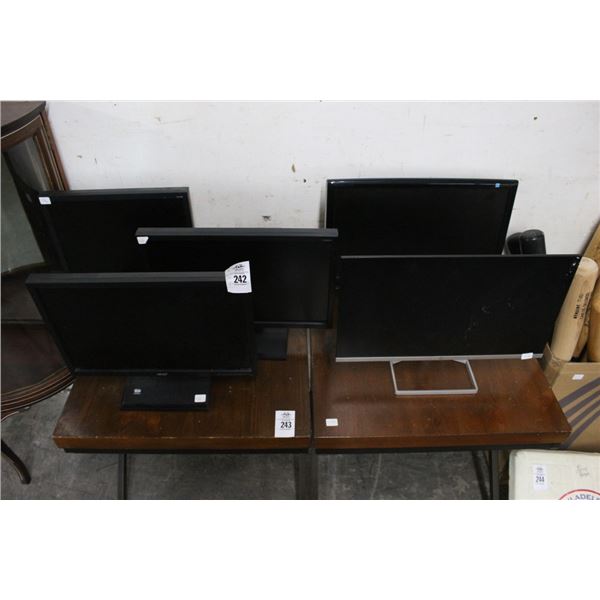 5-Computer Monitors - 5 X $