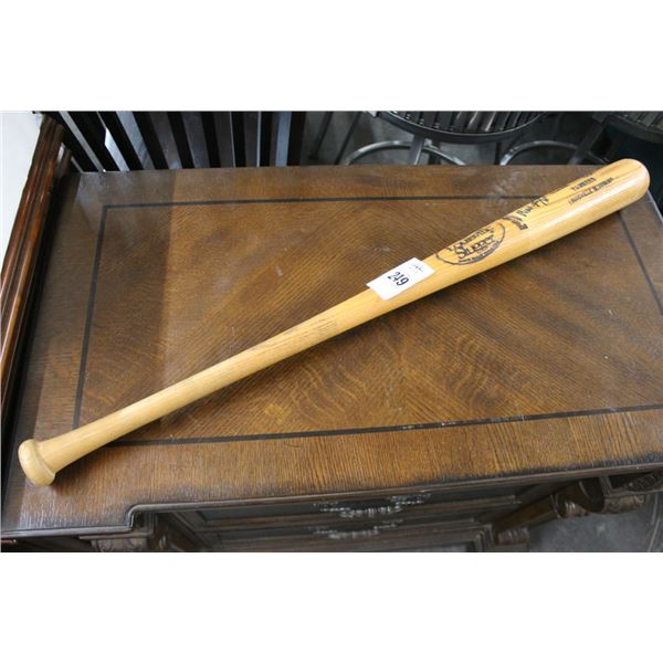 Wade Fays ? Autographed Baseball Bat