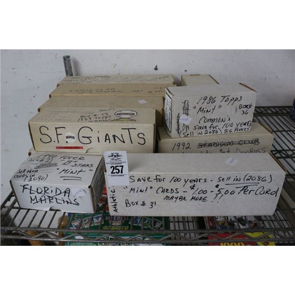 Large Lot of Sports Trading Cards