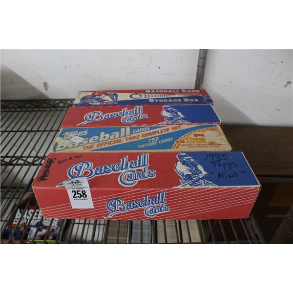 Sleeves of Baseball Trading Cards -4