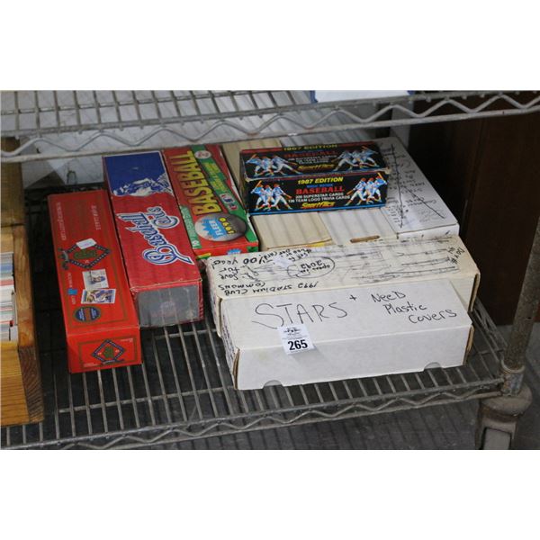 Sleeves  w/Asst. Sports Trading Cards - 9