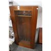 Image 1 : Mahogany Glass Door Rifle Cabinet