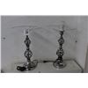 Image 1 : Chrome Lamps - Pair - No Shades