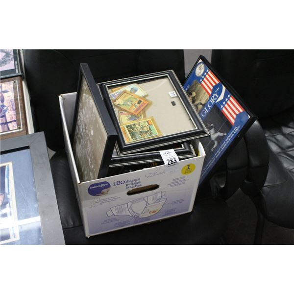 Asst. Sports Illustrated Framed Collector Magazine Covers, Sport Card Memorabilia